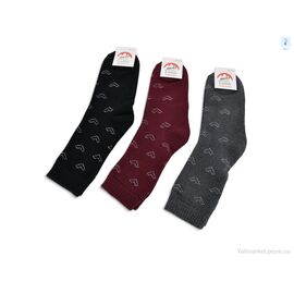 Фотография Носки женские Зима T435 термо mix (12 шт. р.сетка 36-41) "Textile" недорого оптом от прямого поставщика