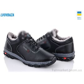 Фотография Кроссовки мужские модные зима Roksol Т10 кз.сп. чорний (8 пар р.40-45) "Lvovbaza" недорого оптом от прямого поставщика