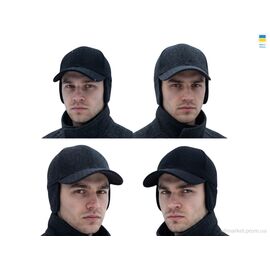 Фотография Кепка для мужчин Зима 1205 mix (3 шт. р.сетка M-XL) "Mabi" недорого оптом от прямого поставщика