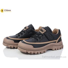 Кросівки дитячі модні Весна/осінь LC101 black-khaki (6 пар р.32-37) "Clibee" недорого оптом від прямого постачальника