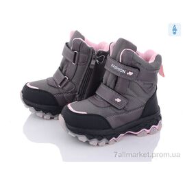 Черевики дитячі зручні Зима T6933-1 (8 пар р.27-32) "Ok Shoes" недорого оптом від прямого постачальника