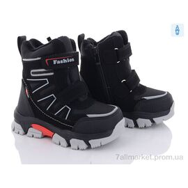 Черевики дитячі зручні Зима T6925-1 (8 пар р.27-32) "Ok Shoes" недорого оптом від прямого постачальника