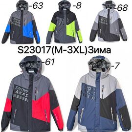 Фотография Куртка мужская зимняя S23017-68 grey р.M-3XL "Ale-Ate" недорого оптом от прямого поставщика