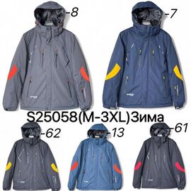Фотография Куртка мужская зимняя S25058-61 black р.M-3XL "Ale-Ate" недорого оптом от прямого поставщика