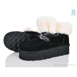 Уггі жіночі утеплені Зима 4625-5855 black (6 пар р.36-40) "Мир" недорого оптом від прямого постачальника