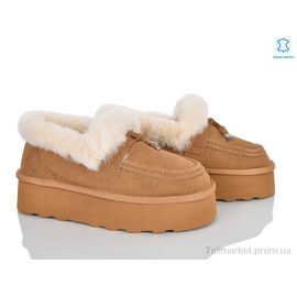 Уггі жіночі утеплені Зима 4625-5803 camel (6 пар р.36-40) "Мир" недорого оптом від прямого постачальника