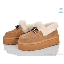 Уггі жіночі утеплені Зима 4625-5808 camel (6 пар р.36-40) "Мир" недорого оптом від прямого постачальника