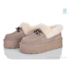 Уггі жіночі утеплені Зима 4625-5808 beige (6 пар р.36-40) "Мир" недорого оптом від прямого постачальника