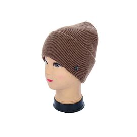 Шапка зимова жіноча Кашемір 001-3 brown р.56-60 "Angelica" недорого оптом від прямого постачальника