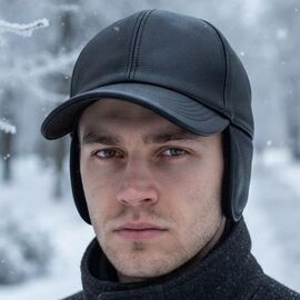 Кепка чоловіча 1207 black р.M-XL "Mabi" недорого оптом від прямого постачальника