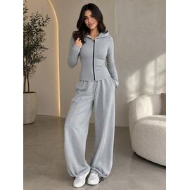 Костюм спортивний жіночий теплий 122 grey р.42-48 "VALENTINA" недорого оптом від прямого постачальника