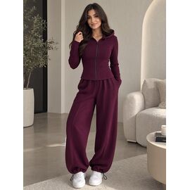Костюм спортивний жіночий теплий 122 wine р.42-48 "VALENTINA" недорого оптом від прямого постачальника