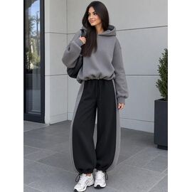 Костюм спортивний жіночий 123 grey р.42-50 "VALENTINA" недорого оптом від прямого постачальника