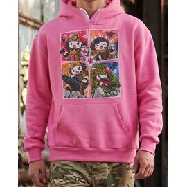 Фотография Худи мужской 1512 pink р.S-3XL "Madoka" недорого оптом от прямого поставщика