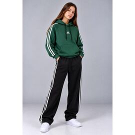 Фотография Костюм детский спортивный тёплый на девочку 1035-3-1024-3 green-black р.9-13 "MirWear kids" недорого оптом от прямого поставщика