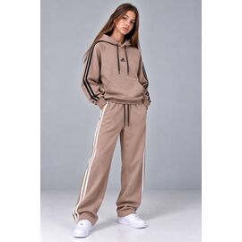 Фотография Костюм детский спортивный тёплый на девочку 1035-3-1024-3 beige р.9-13 "MirWear kids" недорого оптом от прямого поставщика