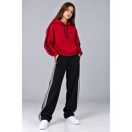 Фотография Костюм детский спортивный тёплый на девочку 1035-3-1024-3 red-black р.9-13 "MirWear kids" недорого оптом от прямого поставщика