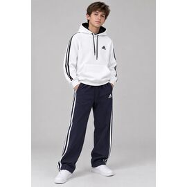 Фотография Костюм детский спортивный тёплый на мальчика 1035-3-1024-3M white-navy р.9-13 "MirWear kids" недорого оптом от прямого поставщика