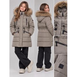 Фотография Курка детская зимняя на девочку MK274 grey р.10-14 "MirWear kids" недорого оптом от прямого поставщика