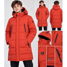 Фотография Курка детская зимняя на мальчика 720-2 red р.140-170 "MirWear kids" недорого оптом от прямого поставщика