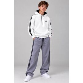 Фотография Костюм детский спортивный тёплый на мальчика 1035-2-1024-2M white-grey р.4-8 "MirWear kids" недорого оптом от прямого поставщика