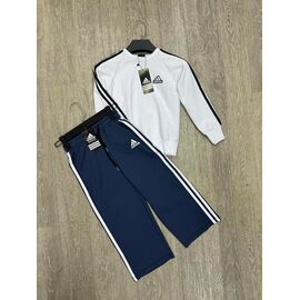 Фотография Штаны детские спортивные на мальчика 271-3-291-3 white-navy р.13-17 "MirWear kids" недорого оптом от прямого поставщика