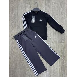 Фотография Штаны детские спортивные на мальчика 271-3-291-3 black-d.grey р.13-17 "MirWear kids" недорого оптом от прямого поставщика