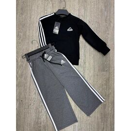 Фотография Штаны детские спортивные на мальчика 271-3-291-3 black-grey р.13-17 "MirWear kids" недорого оптом от прямого поставщика