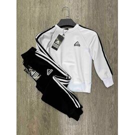 Фотография Костюм детский спортивный на мальчика 271-3-209-1 white-black р.13-17 "MirWear kids" недорого оптом от прямого поставщика