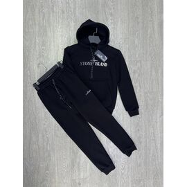 Фотография Костюм детский спортивный тёплый на мальчика 1004-2SI black р.9-13 "MirWear kids" недорого оптом от прямого поставщика