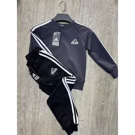 Фотография Костюм детский спортивный на мальчика 271-1-209-1 d.grey-black р.4-8 "MirWear kids" недорого оптом от прямого поставщика