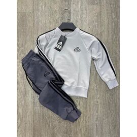 Фотография Костюм детский спортивный на мальчика 271-1-209-1 l.grey-grey р.4-8 "MirWear kids" недорого оптом от прямого поставщика