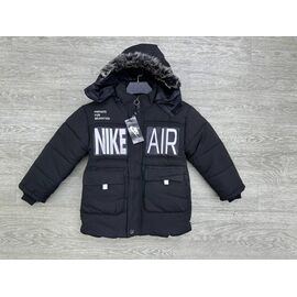 Фотография Костюм детский спортивный тёплый на мальчика 220N black р.6-12 "MirWear kids" недорого оптом от прямого поставщика