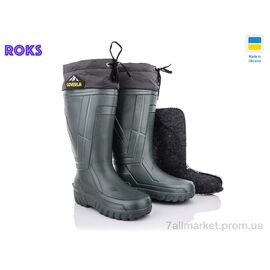 Фотография Сапоги из пены мужские зима M801 зелений (6 пар р.41-45) "Roks" недорого оптом от прямого поставщика