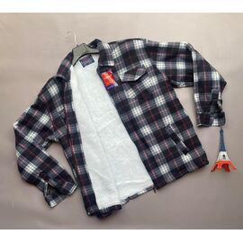 Фотография Рубашка мужская тёплая VE0117 grey р.M-4XL "Annet" недорого оптом от прямого поставщика