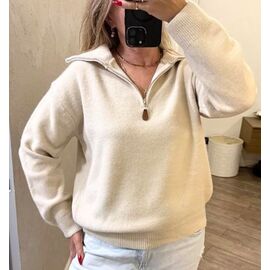 Светр жіночий LR2084 beige р.46-48 "Lora" недорого оптом від прямого постачальника