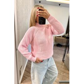 Светр жіночий LR2089 pink р.46-48 "Lora" недорого оптом від прямого постачальника