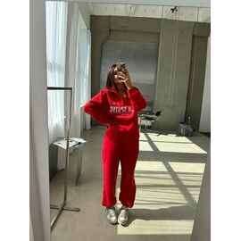 Костюм спортивний жіночий 055 red р.42-48 "Alisa Brand" недорого оптом від прямого постачальника