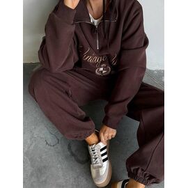Костюм спортивний жіночий 058 brown р.42-48 "Alisa Brand" недорого оптом від прямого постачальника