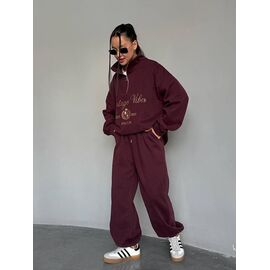 Костюм спортивний жіночий 058 wine р.42-48 "Alisa Brand" недорого оптом від прямого постачальника
