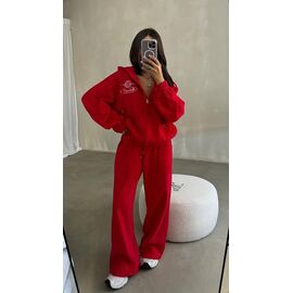 Костюм спортивний жіночий 107 red р.42-48 "Alisa Brand" недорого оптом від прямого постачальника