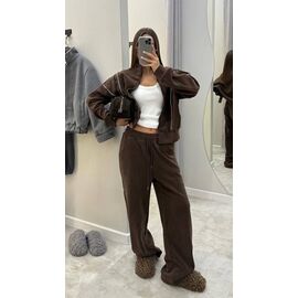 Костюм спортивний жіночий 109 brown р.42-48 "Alisa Brand" недорого оптом від прямого постачальника