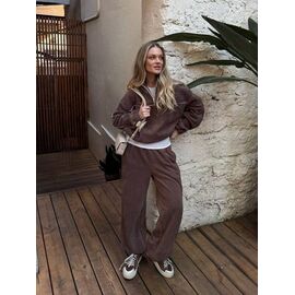 Костюм спортивний жіночий 145 brown р.42-48 "Alisa Brand" недорого оптом від прямого постачальника
