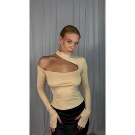Светр жіночий 1800 beige р.42-48 "BONJOUR" недорого оптом від прямого постачальника