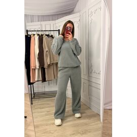 Костюм жіночий теплий 1823 grey р.42-48 "BONJOUR" недорого оптом від прямого постачальника