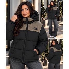 Фотография Куртка женская зимняя 6802 black р.M-2XL "BONJOUR" недорого оптом от прямого поставщика