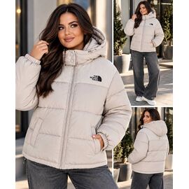 Фотография Куртка женская зимняя 6802 l.beige р.M-2XL "BONJOUR" недорого оптом от прямого поставщика