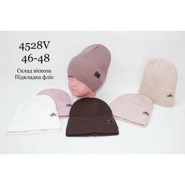 Фотография Шапка детская зимняя унисекс 4528V mix р.46-48 "SELFI" недорого оптом от прямого поставщика