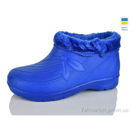 Калоші жіночі Зима A13 синій (6 пар р.36-41) "Inblue" недорого оптом від прямого постачальника
