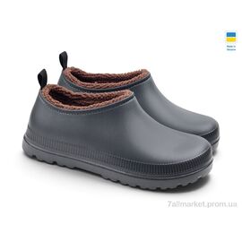 Фотография Галоши мужские зима В-119DG графіт (6 пар р.42-45) "Rai shoes" недорого оптом от прямого поставщика